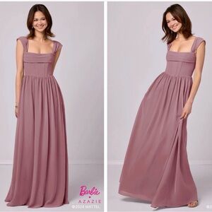 Barbie™  AZAZIE 1036
Amethyst A-Line Corset Chiffon Dress